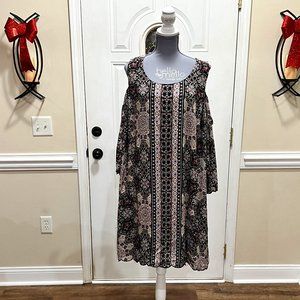 As U Wish Floral Pattern Dress